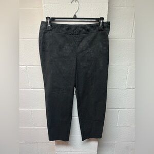Talbots Black and White Polka Dot Pants